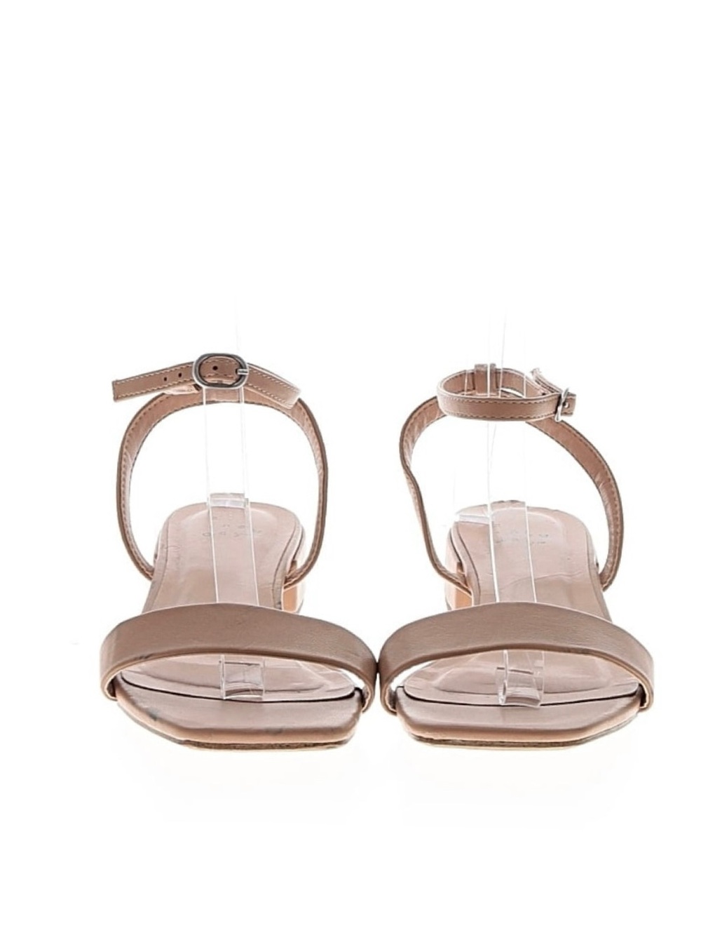 Women's Neutral Ankle-Strap Sandals - Taupe